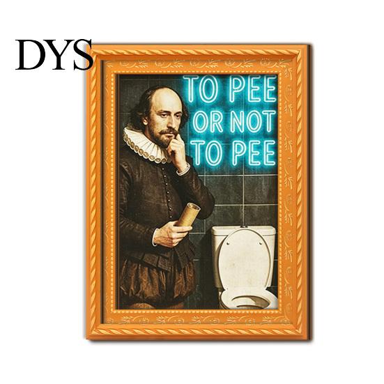 DIY Home Decor Accessories Funny Small Wooden Fridge Magnet Picture Frame, Vintage Oil Painting Pattern Modern Office Storage Magnetic Refrigerator