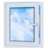 Finestra PVC Bianca 70x80 Sinistra, Nuova 700x800 Mm Apribile-Vasistas, Bivetro Ru