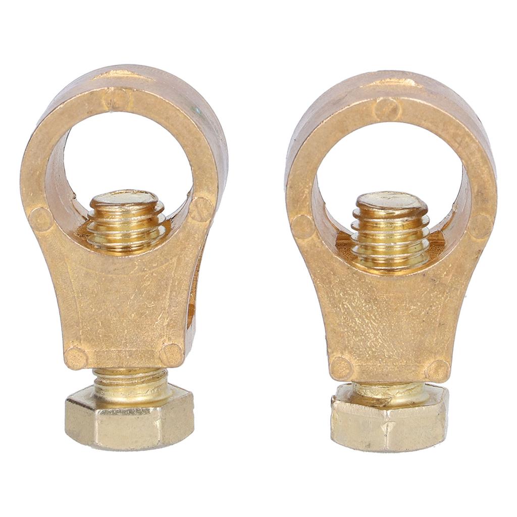 Pure Copper Battery Terminal Positive Negative Wire Connector Clamp Good Conductivity Universal