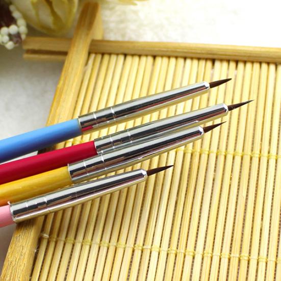 12 tk Nail Art Flower Design Maalimine Peened detailid Näpunäited Joonistuspliiatsipintsel