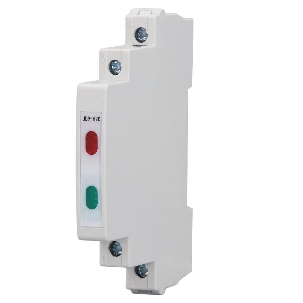 LED Rail Indicator IP20 Waterproof Miniature Rail Mount LED Indicator for Power Distribution Boxes AC DC 230V