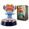 17cm Action Figures Of One Piece Characters Luffy, Zoro, Chopper, And Nami From Wanno Toys Desktop Collection Pvc Model