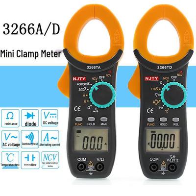 Tianyu 3266TD Hochpräzises AC/DC Digitales Zangenmultimeter mit Amperemeter-, Temperatur- und Kapazitätsmessfunktionen