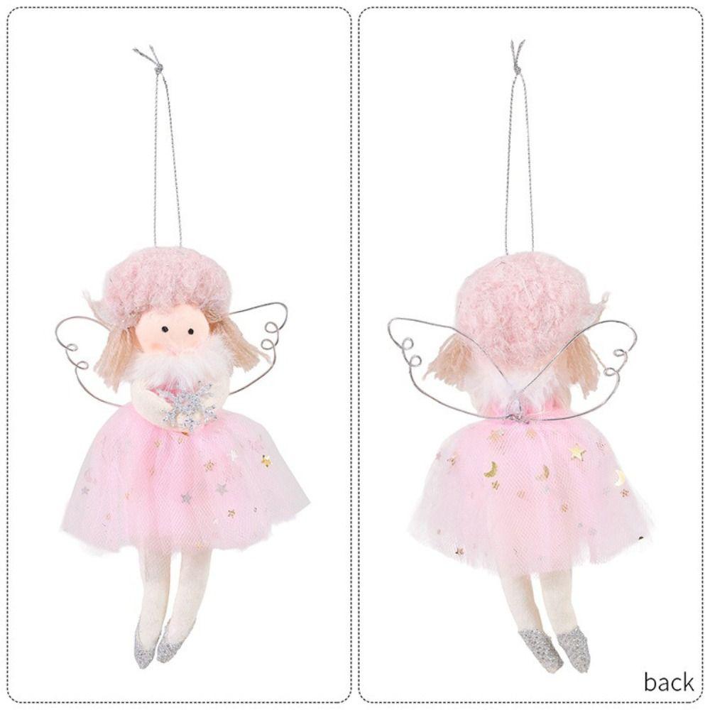 Decorative Piece Christmas Angel Ornament Cute Style Hanging Angel  New Year Celebration