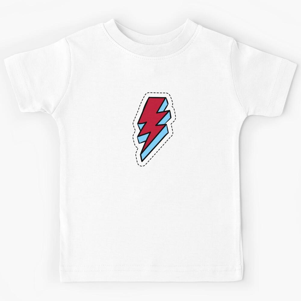 Rock And Roll Music Lightning Bolt Cool Kids T-Shirt 120
