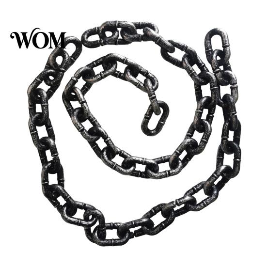Pomeranian Leash Giant Chain Dog Leash, Lightweight Plastic Pet Looks Like Comfortable Iron Chain, Stylish Big for Small Dogs Photo Props Heavy-duty