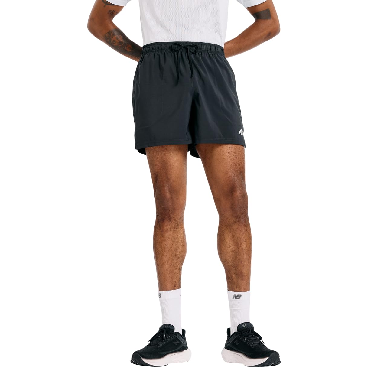 

New Balance Sport Shorts 5 Inch BK Men s (MS51901) (Black)