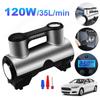 Portable Car Air Compressor 120W Electric Tyre Inflatable Pump LCD Display Digital Automobile Tire Pump Portable Tire Inflator