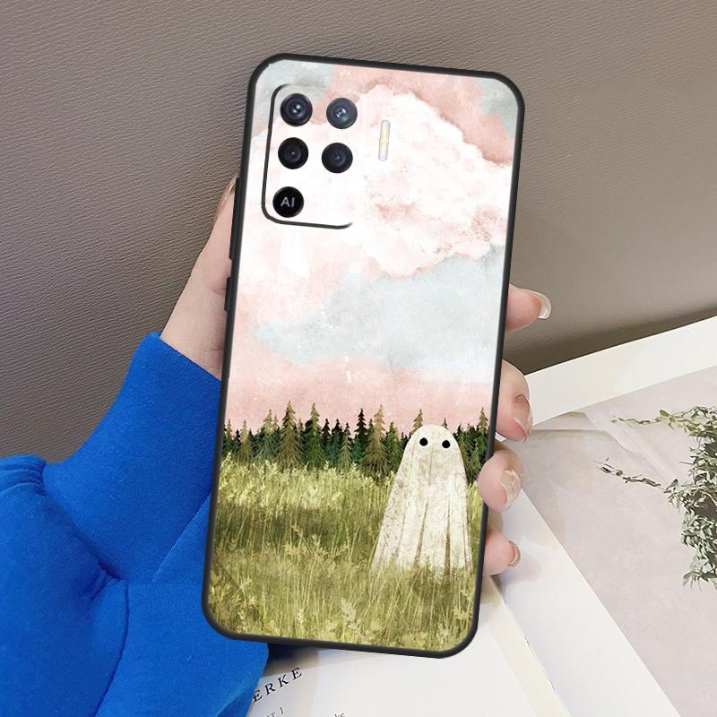 Ghosts Funny Case For Oppo A78 A38 A18 A98 A58 A60 A80 A40 A96 A76 A16 A94 A74 A54 A15 A17 A57 A77 A5 Pro