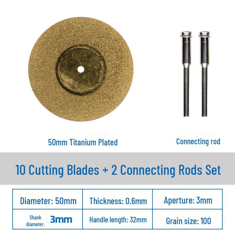 Diamond Cutting Disc for Grout, Jade, Glass, Ceramic; Seam Cleaning Blade for Hand Drill, Small Slice for Wine Bottles.