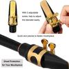Double Screw Fastening Saxophone Ligature Brass Material Reed Fastener  Alto Saxophone
