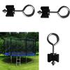 Packung mit 12 robusten verzinkten Stahlschrauben für Trampoline, hochfeste Hardware für Sprunggeräte, Wartungszubehör