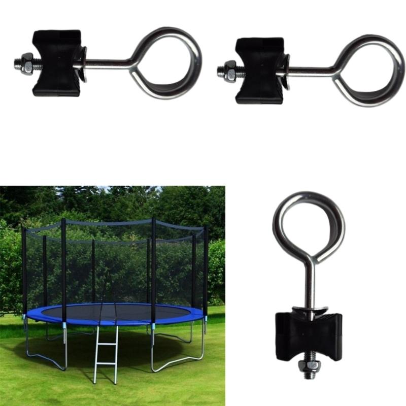 Packung mit 12 robusten verzinkten Stahlschrauben für Trampoline, hochfeste Hardware für Sprunggeräte, Wartungszubehör