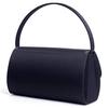 Aurora Black Formal Bag, Made in Japan, Round Asymmetrical Design, Water-Repellent, Large, Black, Suitable for Both Celebrations and Condolences,