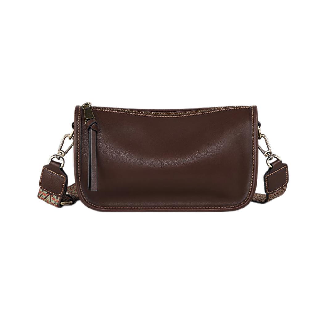 

Viney Leather Handbag for Women, Crossbody Bag, Light Shoulder Bag, Coffee Color