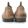 Alfredo Bannister Leather Straight Tip Cap Toe Shoes Size 41 26.0 Brown Dress Shoes(USED)
