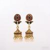 Bohemian Style Alloy Bell Earrings Female Retro Court Dripping Oil Ethnic Style Earrings Ear Jewelry Spot