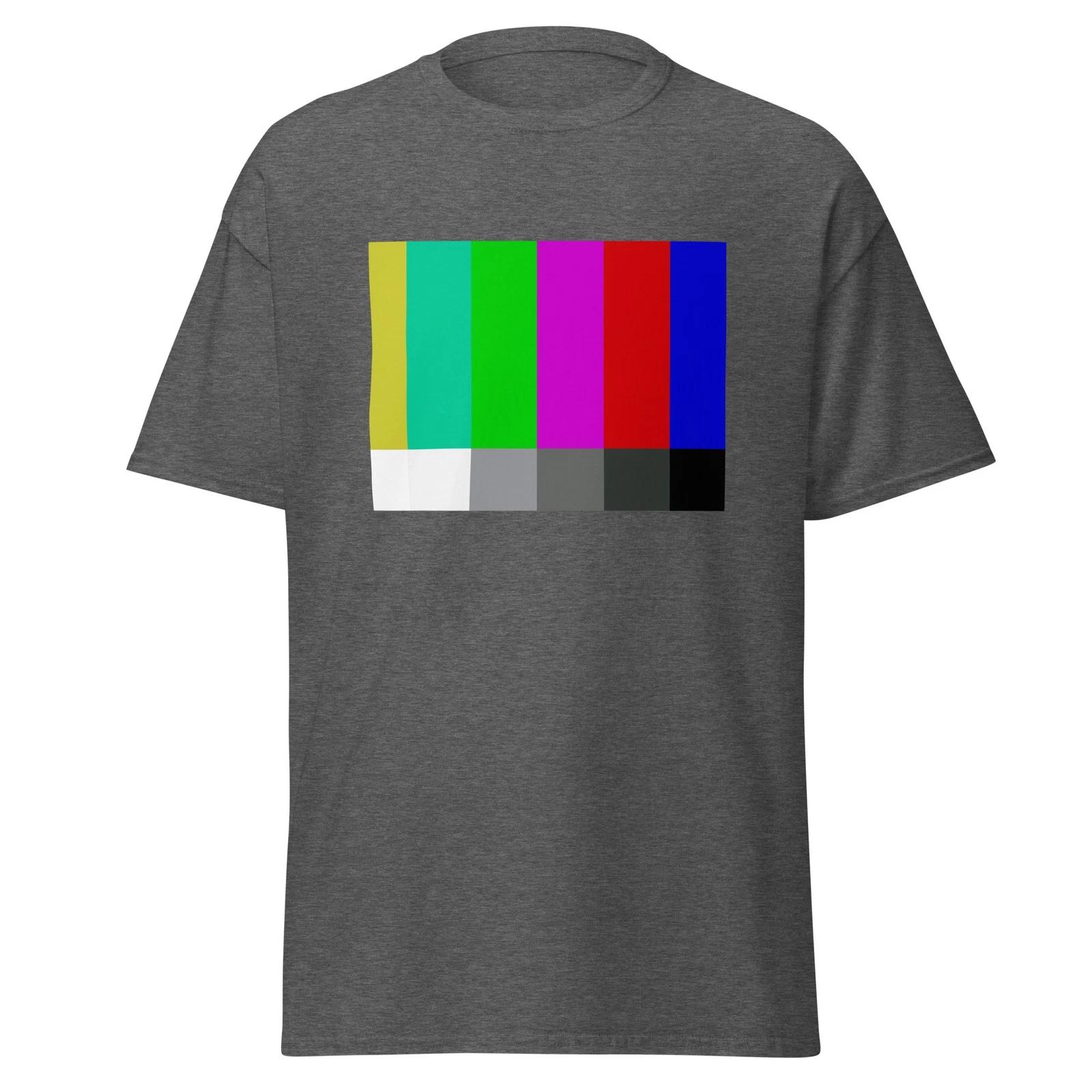 SMPTE Television Bars - Retro 90 s TV T-Shirt, Unisex S