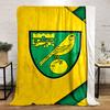 Yellow Bird On Green Shield Design Print Blanket Soft and Cozy Perfect for the Living Room Bed Sofa or a Nap,gift