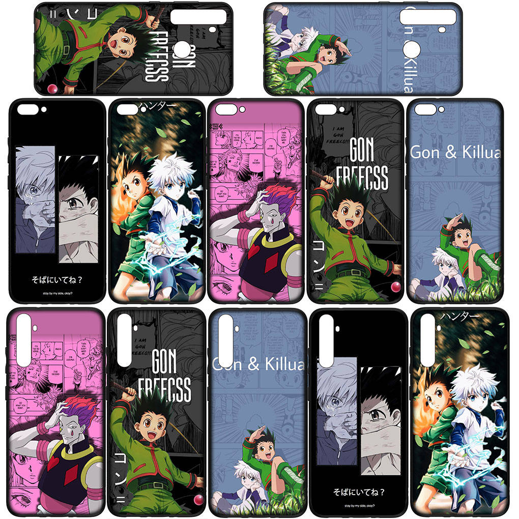 For Samsung Galaxy S24 S23 iPhone 15 14 Xiaomi Redmi Note 13 12 11 8 Plus 10 9 Pro Max X XR Phone Case Killua Hunter X Hunter Gon Freecss OPPO Huawei