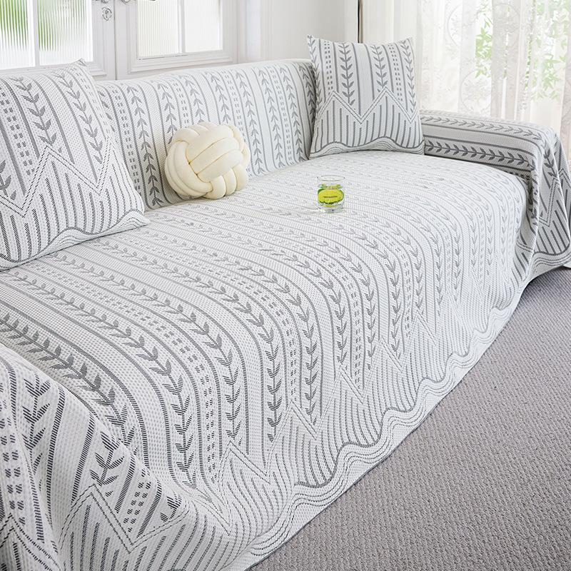 

Cool Doudou Ice Silk Sofa Cover 2025 New Summer Cool Anti-cat Scratch Sofa Cover Non-slip Sofa Cushion 45 * 45 Pillow Cover