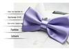 Solid Color Formal Wedding Bow Tie for Men - Customizable Logo and Multi-Color Options