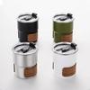 Stainless Steel Coffee Camping 300ml Mug with Lid Portable Heat Resistant for Outdoor Picnic Camping Fishing Bottles Coffee Cups