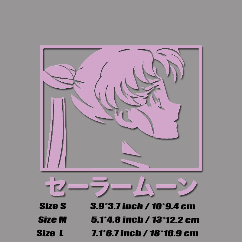 Moon Sailor anime decal,creative&fashion decal with high quality for car windows,good for female driver,For a Unique look!