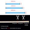 2pcs LED DRL Car Daytime Running Light Flexible Waterproof 45cm Auto Headlights Ice Blue Turn Signal Yellow Brake Flow Light 12V
