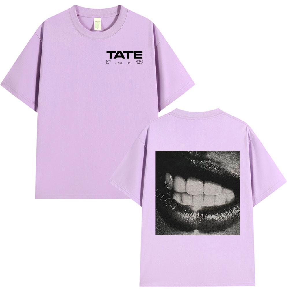 

Тейт Макрей Так близько до чого 2025 Новий альбом Мерч Футболка Чоловіча Жіноча Повсякденна Бавовняна Футболка з коротким рукавом Футболка Хараджуку Подарунок для фаната M
