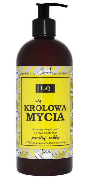 LaQ Żel do mycia ciała i rąk KRÓLOWA MYCIA 400 ml