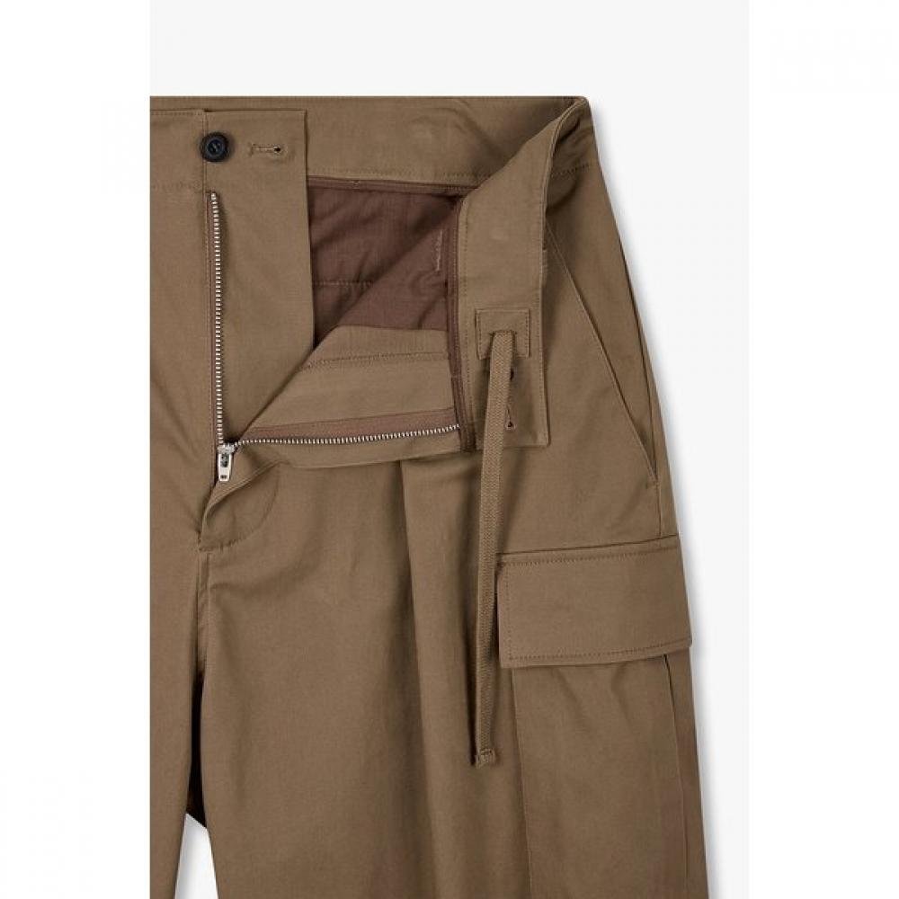 Tomboy Silhouette Tuck Cotton Cargo Pants 9155431305ar