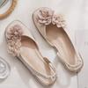 Women Summer Flat Sandals with Skirt Low Heel 1cm 3cm Comfortable Flower Design Female Shoes Women Sandals