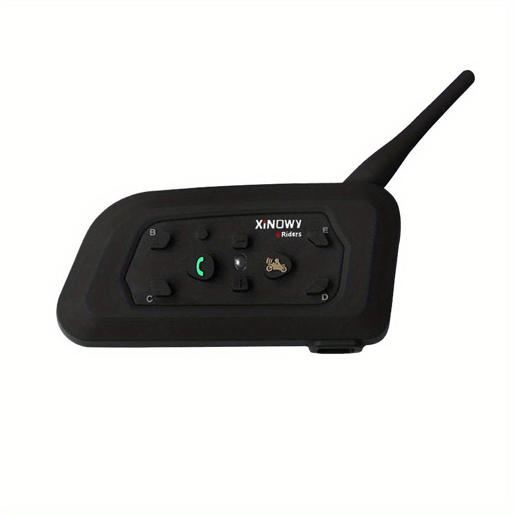 

XINOWY V6 PRO Bluetooth мотоциклетный интерком шлем гарнитура 1200M BT переговорное устройство для 6 мотоциклистов Moto Talkie