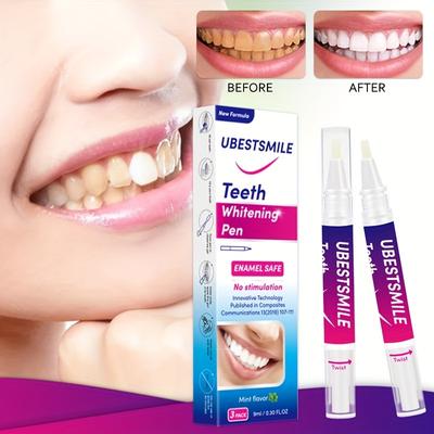 Teeth Whitening Gel Serum Pen Teeth Stain Remover Pen Tooth Cleaning Care For Plaque Stains Remove Effective Painless Cleaning Oral Care