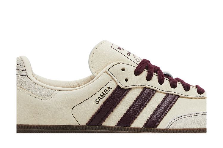 Women's Sneakers adidas Samba OG Wonder White Maroon (Women's) Wonder White/Maroon/Putty Grey