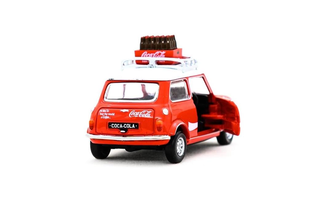 Tiny City Scale Mini Cooper Mk 1 Diecast Car 1/50 Coca-Cola