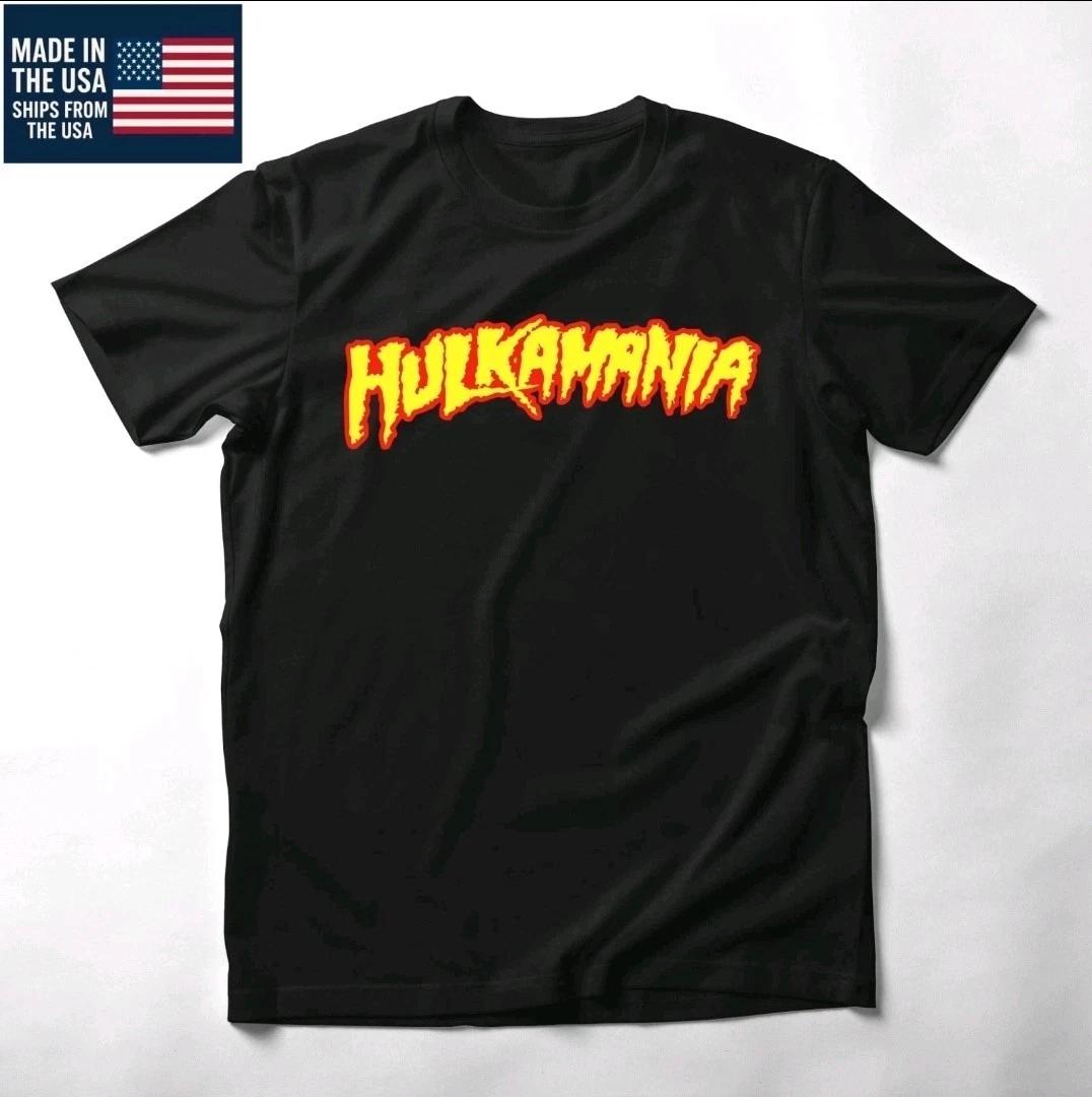 Hulkamania T-Shirt (Funny Parody Hulk Hogan) Black S