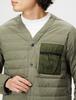 Jack Wolfskin Warm Down Cardigan Breathable and CNNCT LT DOWN Outdoor Olive Men's (Texashield Windproof) [5029891 / CD] 4550_dusty Asia_M