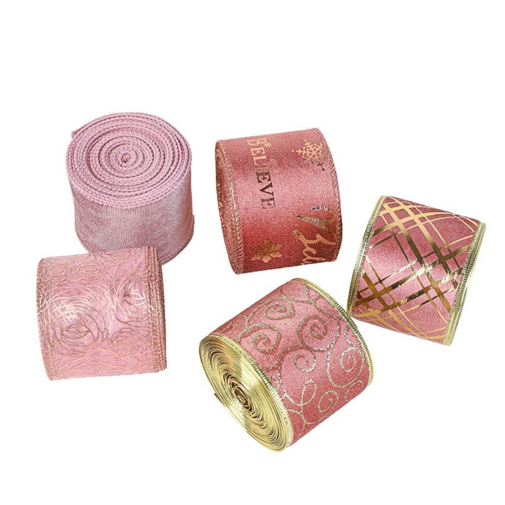 

DIY Christmas Ribbon 2m Burlap Ribbon New Fabric Swirl Ribbon 7