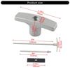 Motorhomes Sewer System 6" and 9" Sanitation Waste Valves Extension Handle Rod Kit, 2Pieces for Effortlessly Maintenance