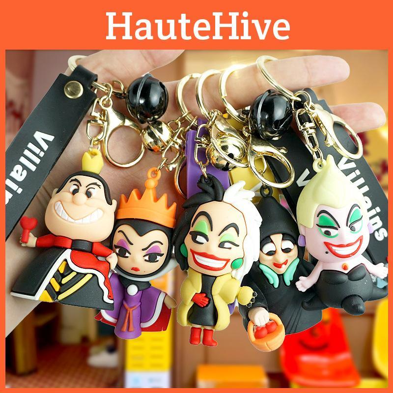 Cute Cartoon Villain Witch Keychain Unique Pvc Bag Charm For Men And Women
