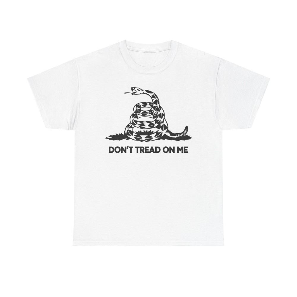 Dont Tread On Me Graphic T Shirt Flag Unisex Heavy Cotton Tee L