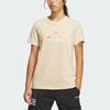 Adidas Must Haves Badge Of Logo Letter Print American Retro Sports Casual Short Sleeve T-Shirt Women T-Shirts Sand-Brown IM8890