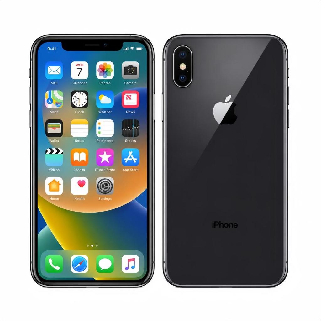 Refurbished Apple iPhone X 5.8'' 3GB RAM 256GB ROM All Colors 4G LTE Unlocked Smartphone With Single SIM