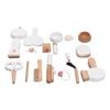 Wooden Makeup Toy Set Toddler Pretend Beauty Salon Set Interactive Fake Cosmetic Toy Kit for Girls
