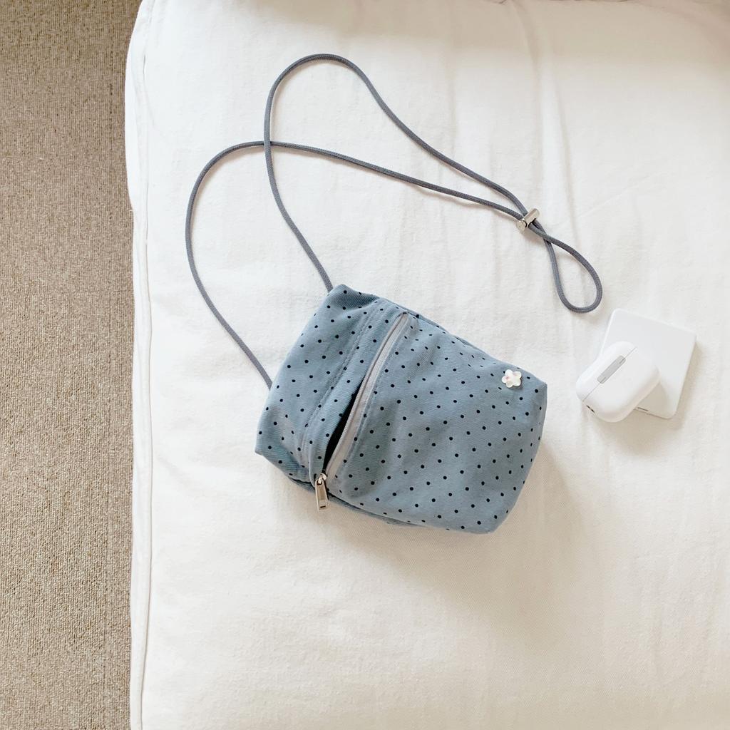 Keike Mini Pocket Bag - Deep Blue Dot