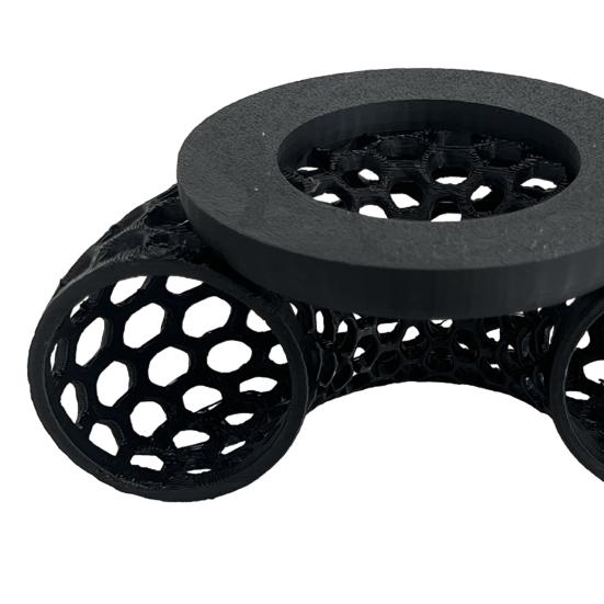 Schwimmender Betta-Tunnel 3D-gedruckt Hohl Betta Kleine Fische Garnelen Lebensraum Höhle Versteck Spielzeug Beschäftigung Aquarium Dekoration Aquarien Zubehör