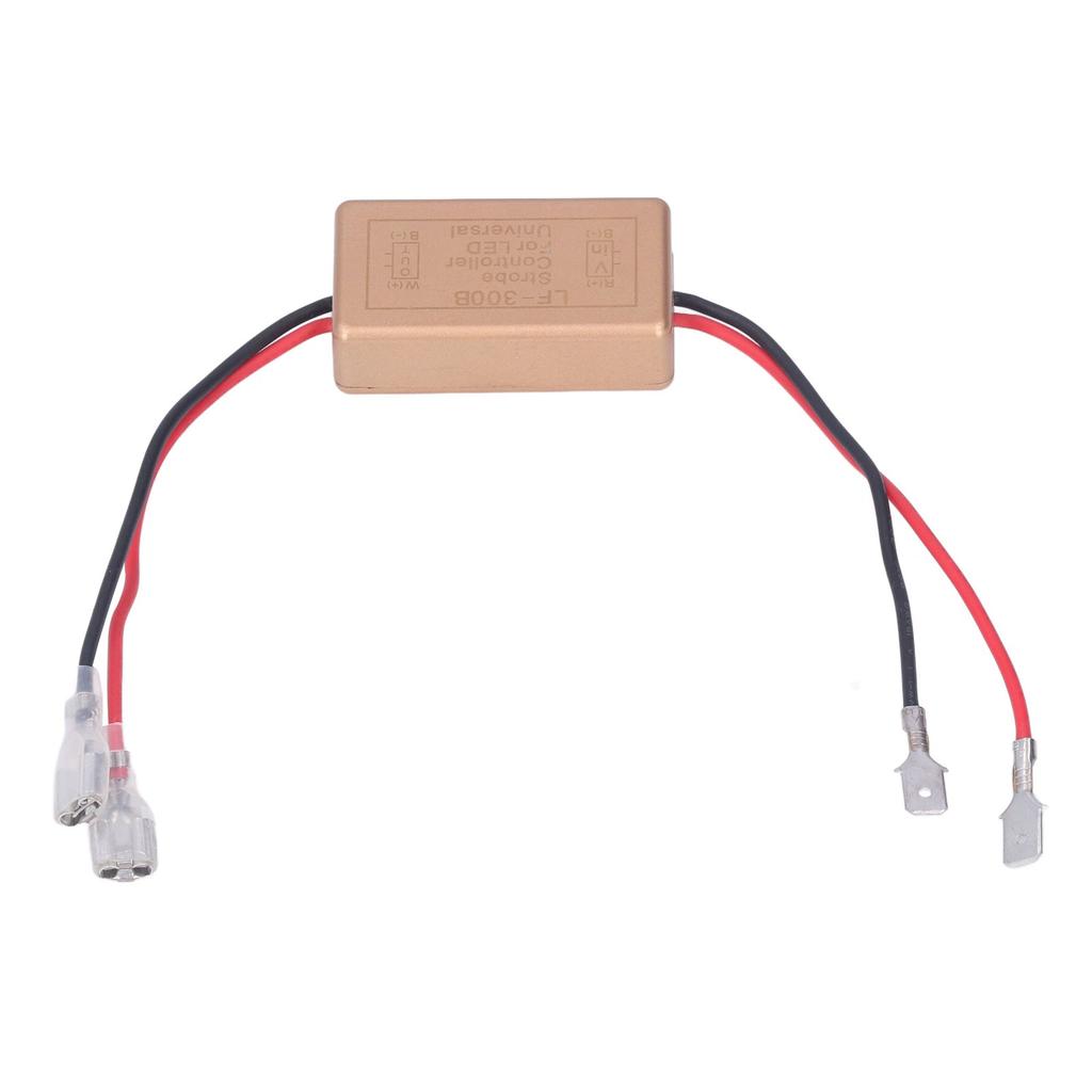 2PCS LED Strobe Controller Car Headlight Signal Light Control Flasher Module LF‑300B H1