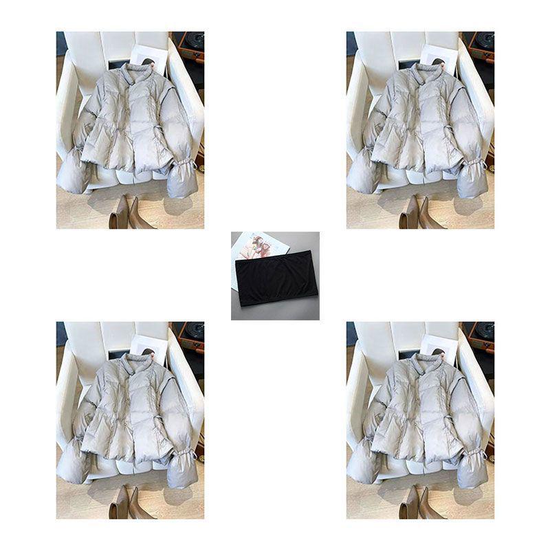 Женская короткая стеганая куртка - Новая зимняя корейская мода S